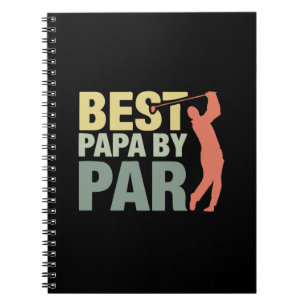 Grandfather-offerter Bästa Pappa per part Golf Anteckningsbok