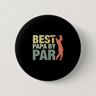 Grandfather-offerter   Bästa Pappa per part Golf Knapp