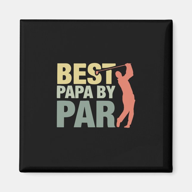 Grandfather-offerter | Bästa Pappa per part Golf Magnet (Framsidan)