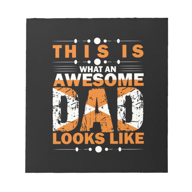 Grandfather-offerter | FANTASTISK PAPPA Anteckningsblock (Framsida)