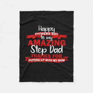 Grandfather-offerter Fantastisk Step-pappa Fleecefilt