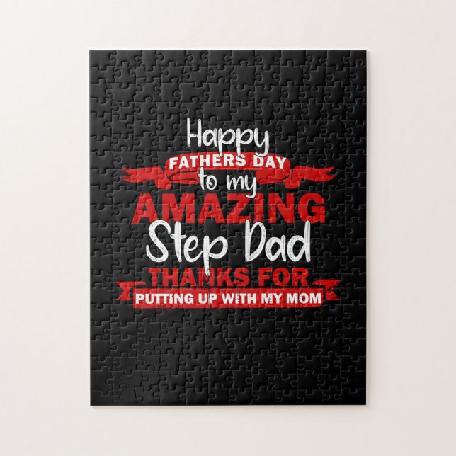 Grandfather-offerter | Fantastisk Step-pappa Pussel (Vertikal)