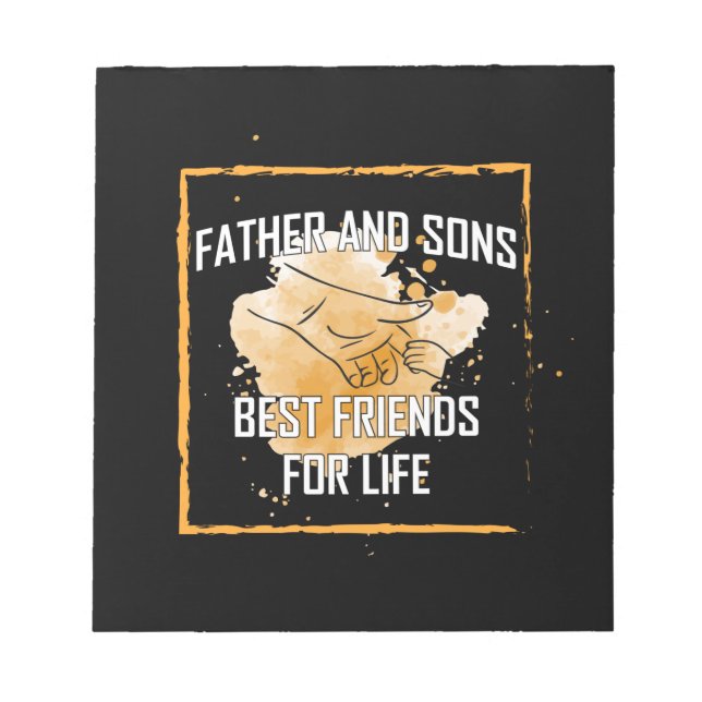 Grandfather-offerter | Far och Sons bästa vän Anteckningsblock (Framsida)