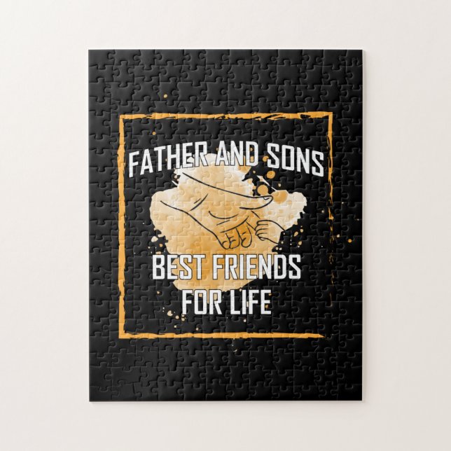 Grandfather-offerter | Far och Sons bästa vän Pussel (Vertikal)