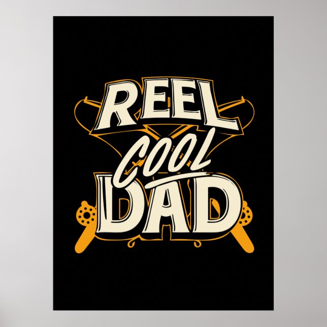 Grandfather-offerter | Fiske Coola Pappa Poster (Framsidan)