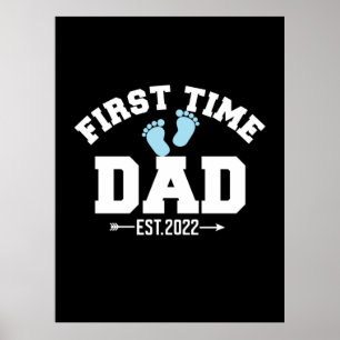 Grandfather-offerter Första gången Pappa 2022 Poster