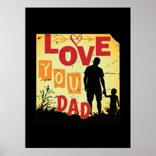 Grandfather-offerter   Kärlek You Pappa Poster