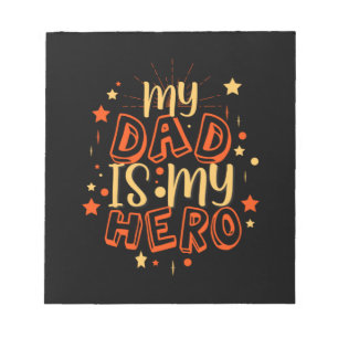Grandfather-offerter Min Pappa är min Hero Anteckningsblock
