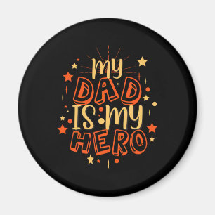 Grandfather-offerter Min Pappa är min Hero Magnet