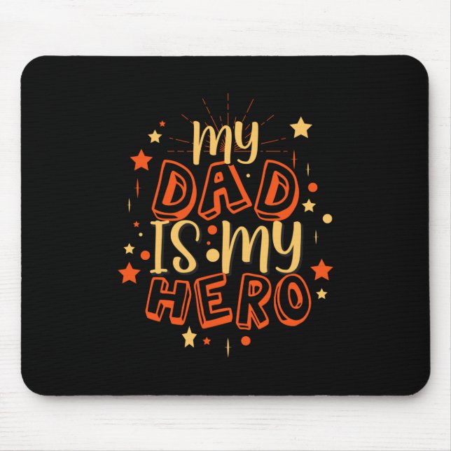 Grandfather-offerter | Min Pappa är min Hero Musmatta (Framsidan)