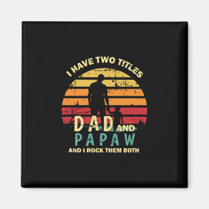 Grandfather-offerter Pappa och Pappa I Sten dem Magnet