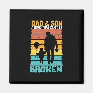 Grandfather-offerter Pappa och son Magnet
