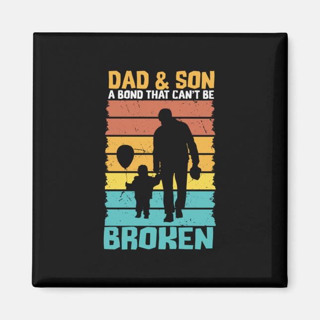 Grandfather-offerter | Pappa och son Magnet (Framsidan)