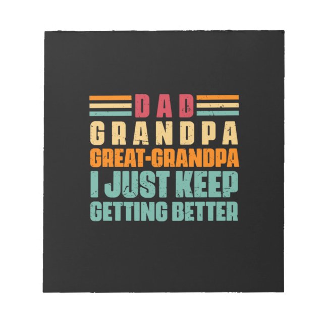 Grandfather-offerter | Pappa Underbar morfar Anteckningsblock (Framsida)