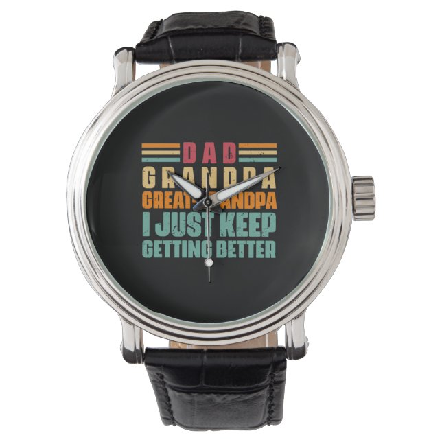 Grandfather-offerter | Pappa Underbar morfar Armbandsur (Framsida)