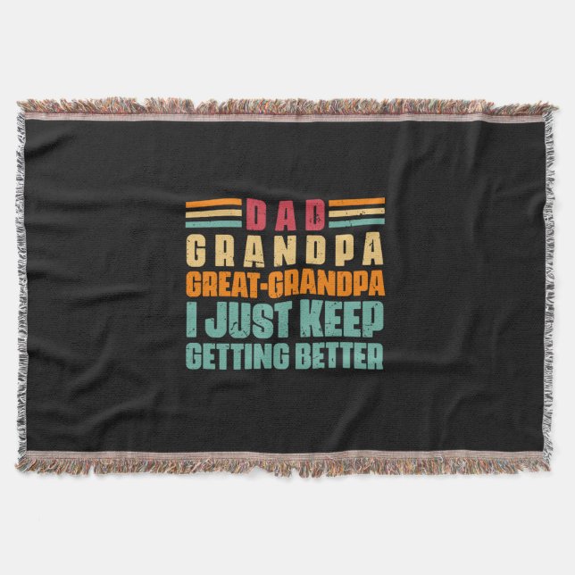 Grandfather-offerter | Pappa Underbar morfar Filt (Framsidan)