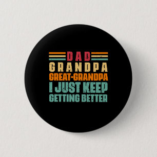 Grandfather-offerter Pappa Underbar morfar Knapp