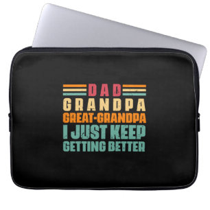 Grandfather-offerter Pappa Underbar morfar Laptop Fodral