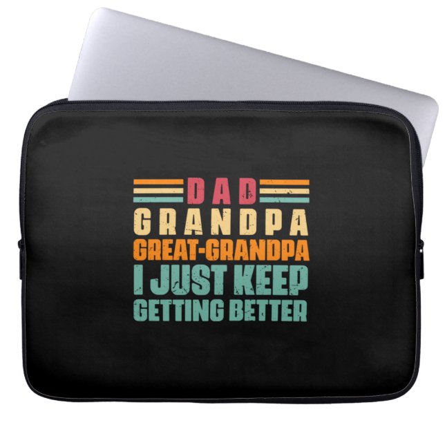 Grandfather-offerter | Pappa Underbar morfar Laptop Fodral (Framsidan)
