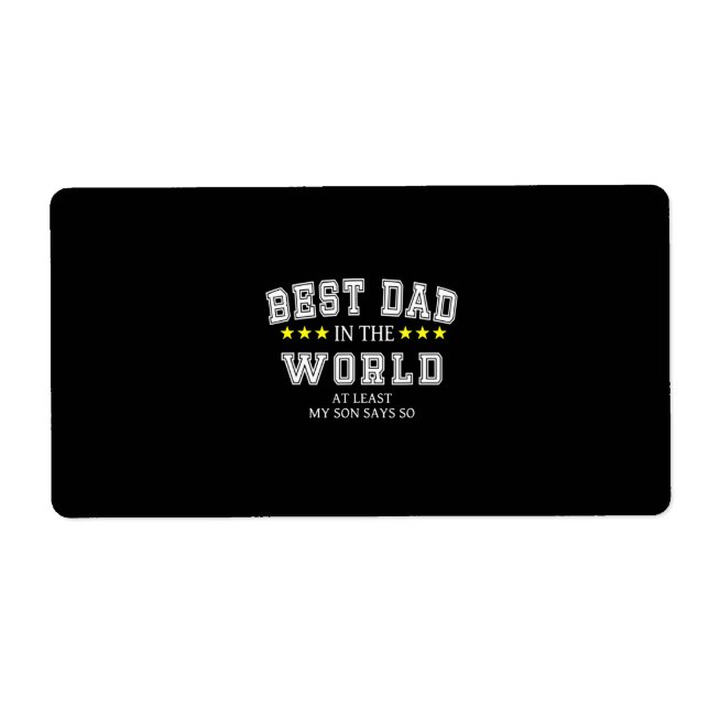 Grandfather-offerter | Världens bästa Pappa Fraktsedel (Framsidan)