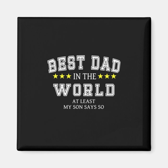 Grandfather-offerter | Världens bästa Pappa Magnet (Framsidan)