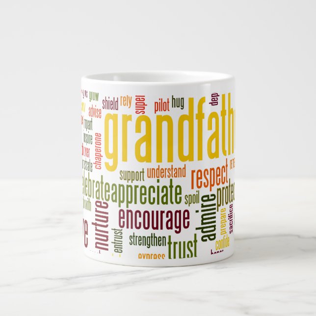 Grandfather Ord Cloud Mugg Jumbo Mugg (Framsidan)