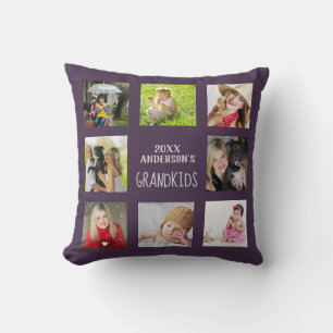 Grandfather PHOTO Collage Gift Kudde