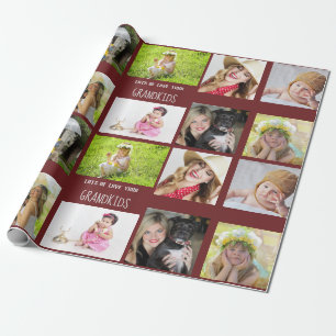 Grandfather PHOTO Collage Gift Presentpapper