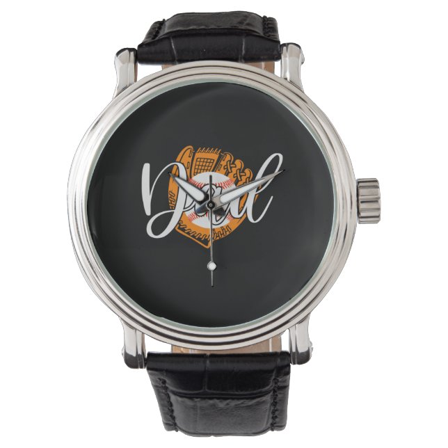 Grandfather Quotes | Baseball Dad Armbandsur (Framsida)