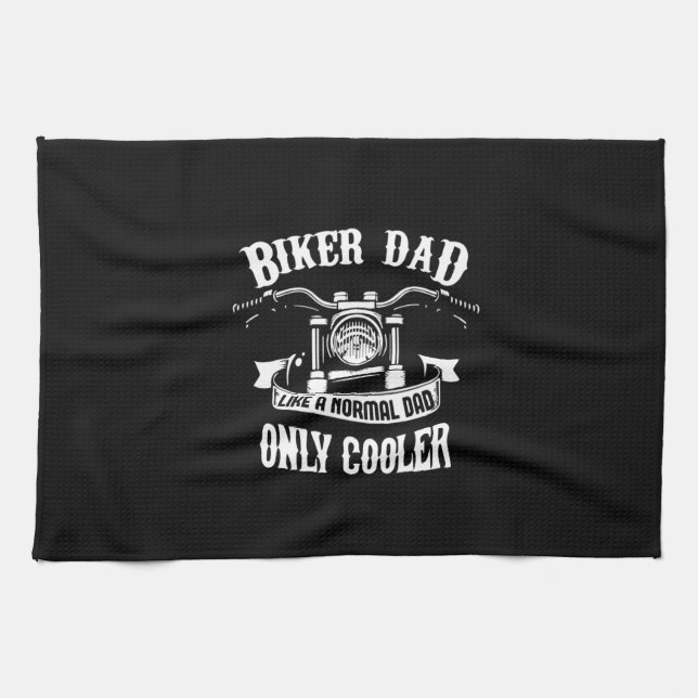 Grandfather Quotes | Best Biker Dad Kökshandduk (Horisontell)