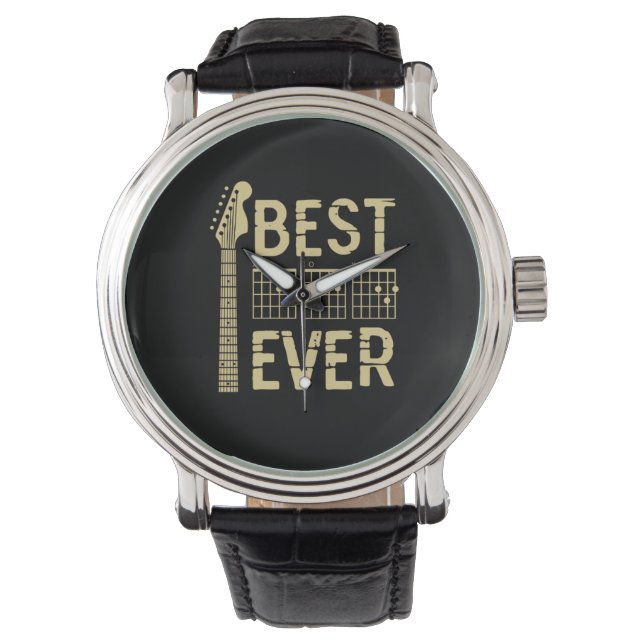 Grandfather Quotes | Best Dad Guitar Ever Armbandsur (Framsida)