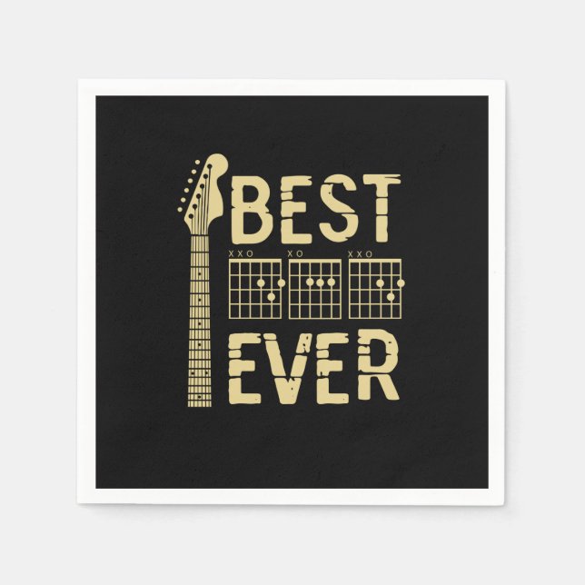 Grandfather Quotes | Best Dad Guitar Ever Pappersservett (Framsidan)