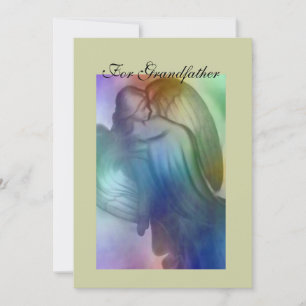Grandfather Rainbow Angel Inbjudningar