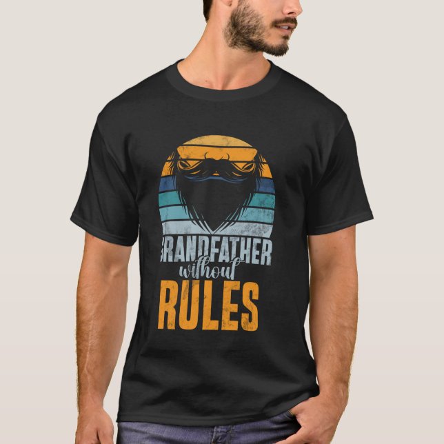 Grandfather without Regler Grandpa T Shirt (Framsida)