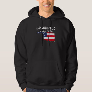 Grandfield USA Stat Amerika Resa Oklahoman Hoodie
