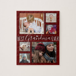 Grandföräldrar Day Best Grandma All Multi Photo Pussel