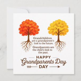 Grandföräldrar Day Kort