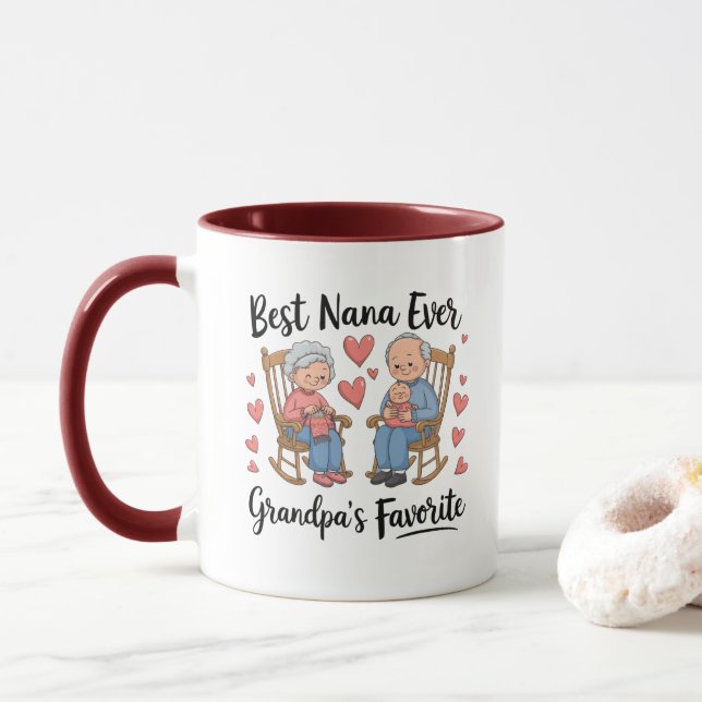 Grandföräldrar Day Mugg (Med munk)