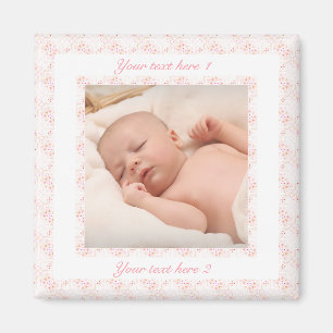 Grandföräldrar Day Rosa Grandmor Photo Gift Magnet