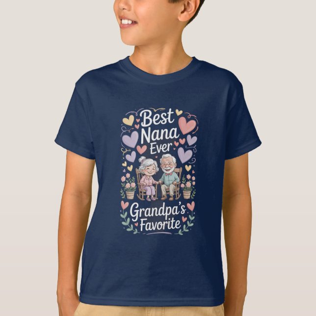 Grandföräldrar Day T Shirt (Framsida)