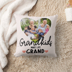 Grandföräldrar Gift Nana Pappa Grandchild Photo Na Kudde