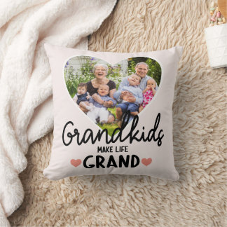 Grandföräldrar Gift Nana Pappa Grandchild Photo Na Kudde