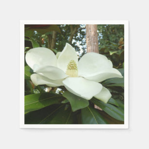 Grandiflora pappra servetter för Magnolia