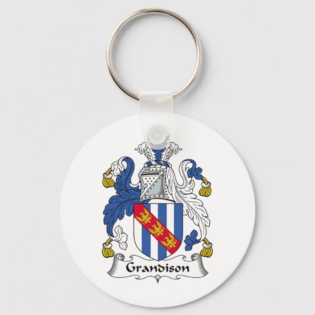 Grandison Family Crest Nyckelring (Framsida)