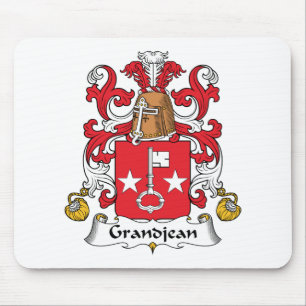 Grandjean familjvapensköld musmatta