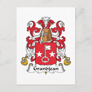 Grandjean Family Crest Vykort