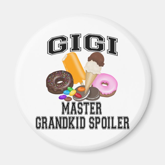 Grandkid Spoiler Gigi Magnet (Framsidan)