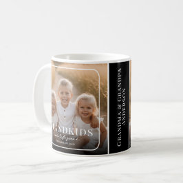 Grandkids Make Life Grand Custom Photo Grandparent Kaffemugg
