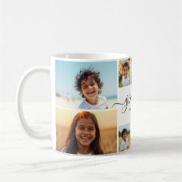 Grandkids Make Life Grand Photo Collage Kaffemugg