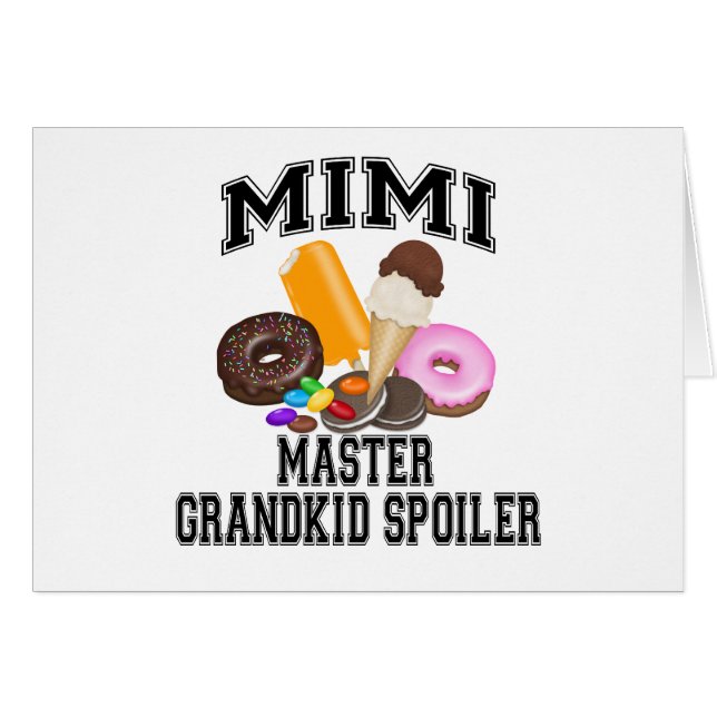GrandkidSpoiler Mimi Hälsningskort (Framsidan Horizontal)
